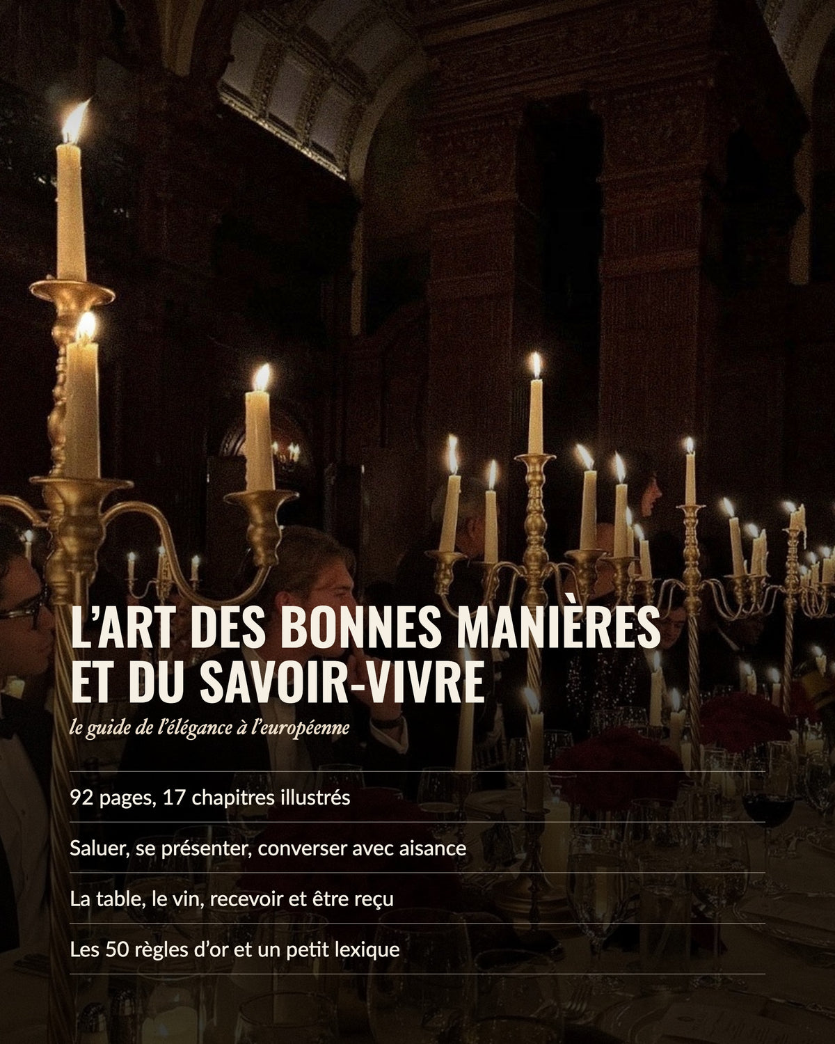 L’art des bonnes manières et du savoir-vivre – contenu